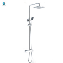 KWM-11 produit innovant carré tête de douche en plastique avec douche tube en cuivre massif monté bain douche mitigeur
